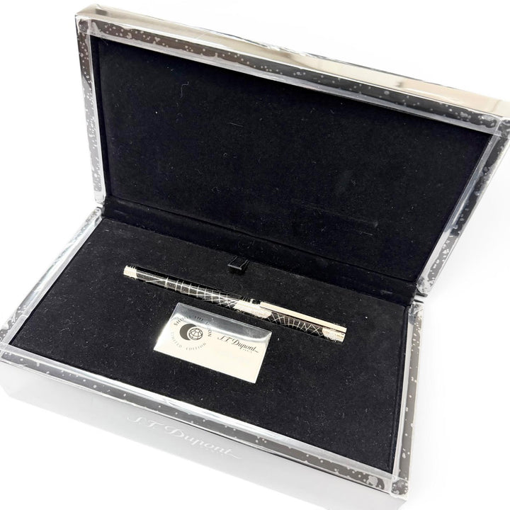 極美品□Dupont デュポン Shoot the Moon シュート ザ ムーン プレミアム 月世界旅行 ペン先18K Mニブ 0300/1865 万年筆 フランス製