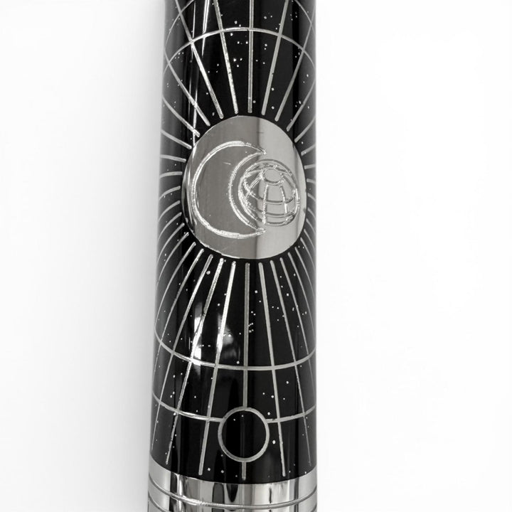 極美品□Dupont デュポン Shoot the Moon シュート ザ ムーン プレミアム 月世界旅行 ペン先18K Mニブ 0300/1865 万年筆 フランス製