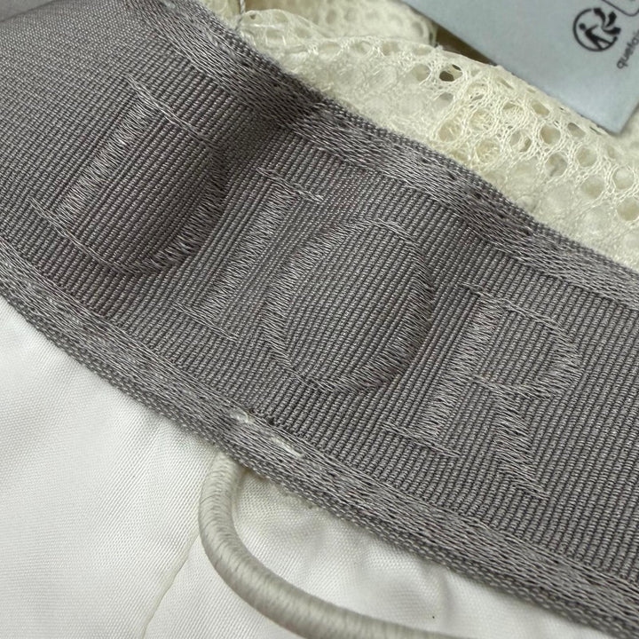 極美品▼DIOR ディオール オム 213C902C5808 AND PARLEY ロゴモチーフ 帽子 バケットハット/アスレチックハット ホワイト 59 正規品