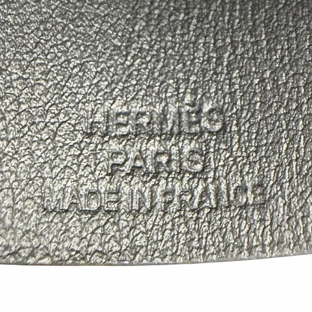 極美品★HERMES エルメス クロシェット スケート シエル/ルージュ・ドゥ・クール/ブラン ヴォースイフト ネックレス B刻印 箱・保存袋付