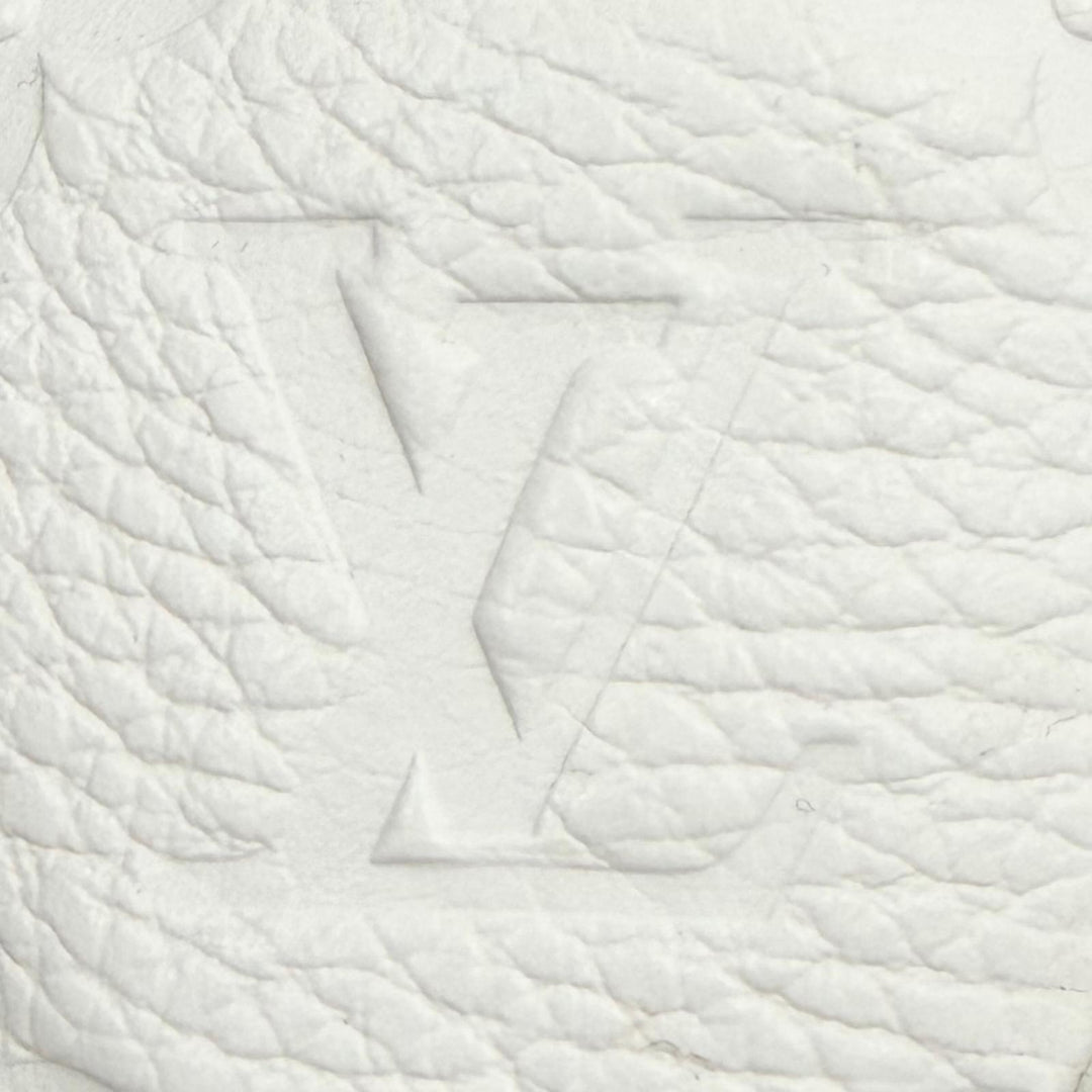 未使用品▼LOUIS VUITTON ルイヴィトン LVトレイナーライン レザー モノグラム ローカットスニーカー ブルー ホワイト 8.5 伊製 メンズ