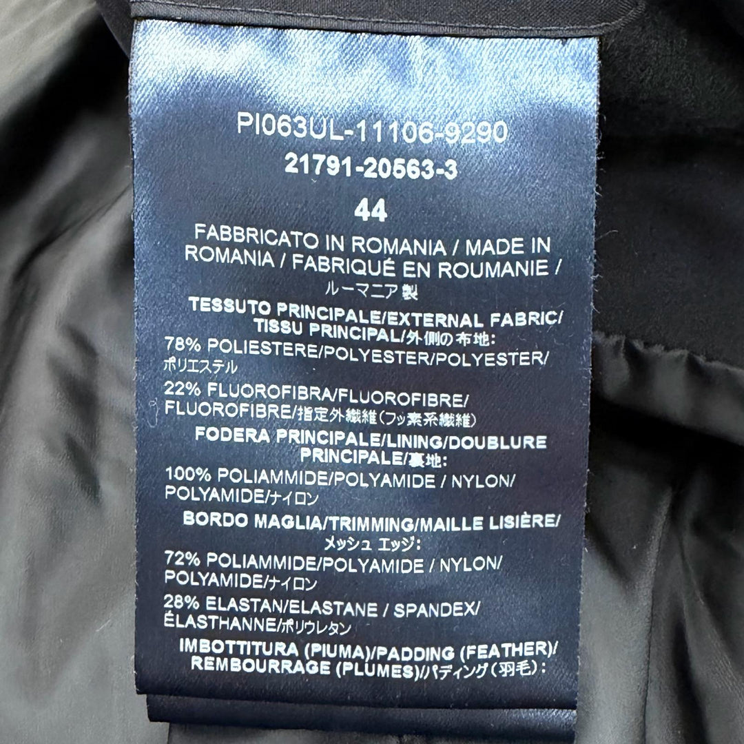 美品▼Herno ヘルノ Laminar ラミナー GORE-WINDSTOPPER ダブルジップアップ ダウンジャケット ダークネイビー 44 正規品 メンズ