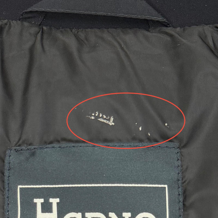 美品▼Herno ヘルノ Laminar ラミナー GORE-WINDSTOPPER ダブルジップアップ ダウンジャケット ダークネイビー 44 正規品 メンズ