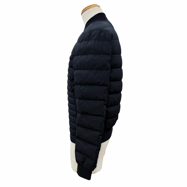 美品▼Herno ヘルノ Laminar ラミナー GORE-WINDSTOPPER ダブルジップアップ ダウンジャケット ダークネイビー 44 正規品 メンズ