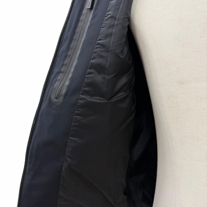 美品▼Herno ヘルノ Laminar ラミナー GORE-WINDSTOPPER ダブルジップアップ ダウンジャケット ダークネイビー 44 正規品 メンズ