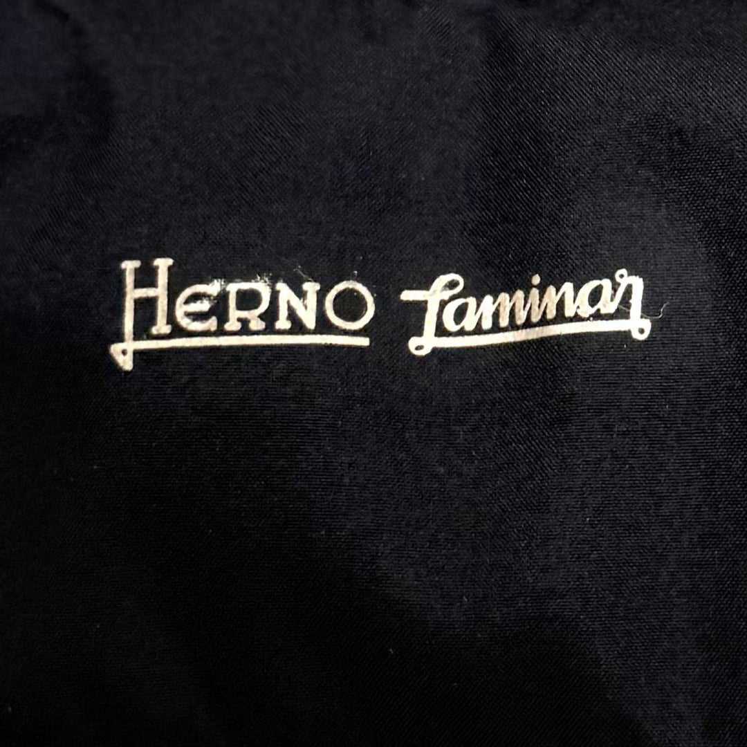 美品▼Herno ヘルノ Laminar ラミナー GORE-WINDSTOPPER ダブルジップアップ ダウンジャケット ダークネイビー 44 正規品 メンズ