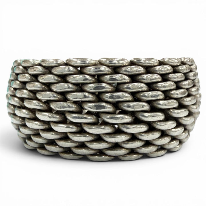 極美品▼TIFFANY&amp;Co. ティファニー サマーセット 925 リング 指輪 シルバー JP11号 重量9.0g メンズ レディース アクセサリー 保存袋付き