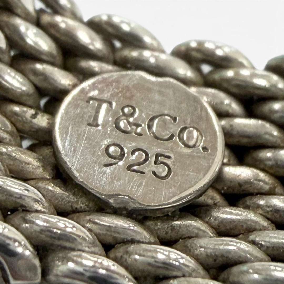 極美品▼TIFFANY&amp;Co. ティファニー サマーセット 925 リング 指輪 シルバー JP11号 重量9.0g メンズ レディース アクセサリー 保存袋付き