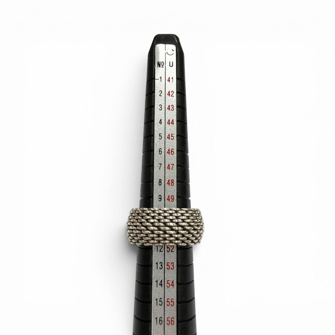 極美品▼TIFFANY&amp;Co. ティファニー サマーセット 925 リング 指輪 シルバー JP11号 重量9.0g メンズ レディース アクセサリー 保存袋付き