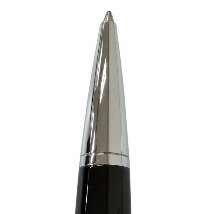 極美品□Dupont デュポン デフィ ミレニアム ツイスト式 ボールペン ステーショナリー ブラック シルバー メンズオススメ 筆記確認済み