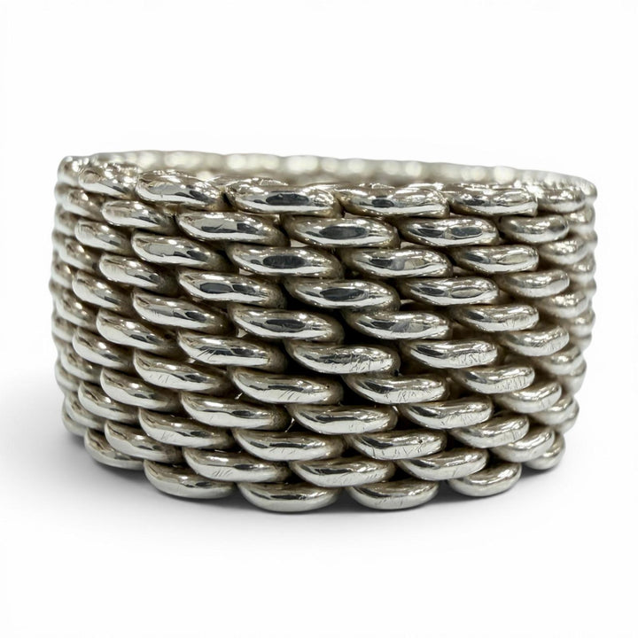 美品▼TIFFANY&amp;Co. ティファニー サマーセット 925 リング 指輪 シルバー JP14号 重量8.5g メンズ レディース アクセサリー