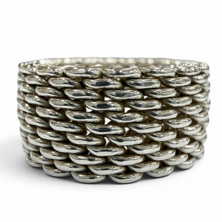 美品▼TIFFANY&amp;Co. ティファニー サマーセット 925 リング 指輪 シルバー JP14号 重量8.5g メンズ レディース アクセサリー