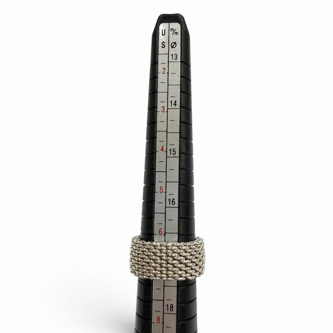 美品▼TIFFANY&amp;Co. ティファニー サマーセット 925 リング 指輪 シルバー JP14号 重量8.5g メンズ レディース アクセサリー