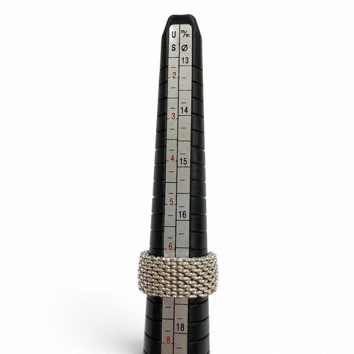 美品▼TIFFANY&amp;Co. ティファニー サマーセット 925 リング 指輪 シルバー JP14号 重量8.5g メンズ レディース アクセサリー