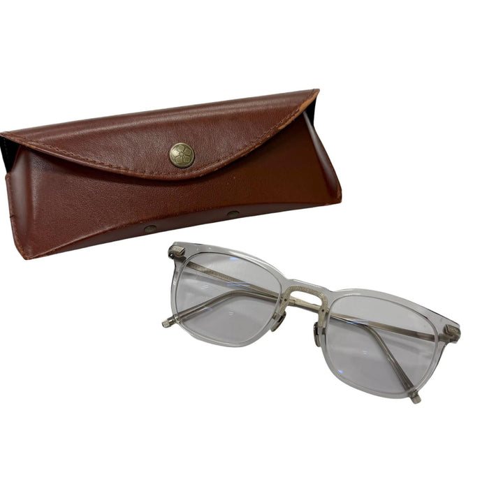 美品□MASUNAGA by Kenzo Takada マスナガ 高田賢三 K三 54 RIGEL チタンフレーム メガネ 眼鏡 アイウェア 49□22-140 度入り イタリア製