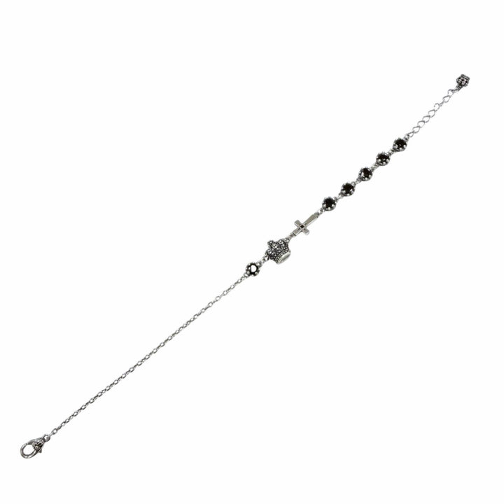 美品☆Justin Davis ジャスティンデイビス SBJ798 2 CLR S CHARLES Bracelet 925 キュービックジルコニア ブレスレット 重量5.8g
