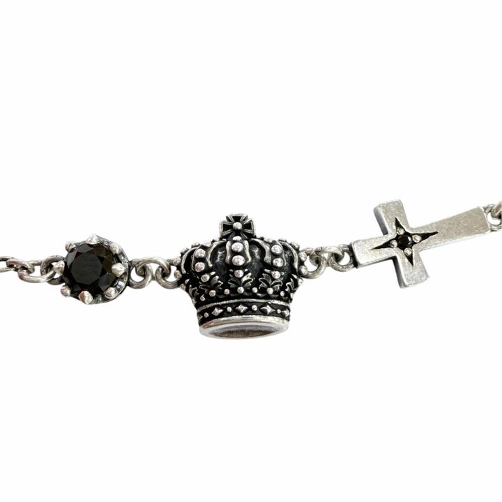 美品☆Justin Davis ジャスティンデイビス SBJ798 2 CLR S CHARLES Bracelet 925 キュービックジルコニア ブレスレット 重量5.8g