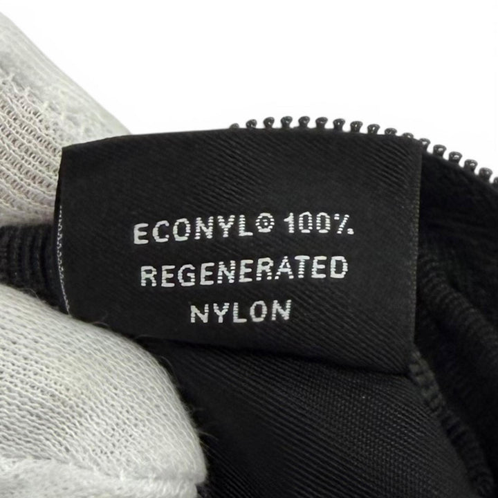 極美品★PRADA プラダ 1ND339 マイクロ Re-Nylon ポーチ FRIDタグ付 トライアングルロゴ 化粧ポーチ ブラック イタリア製 保存袋付
