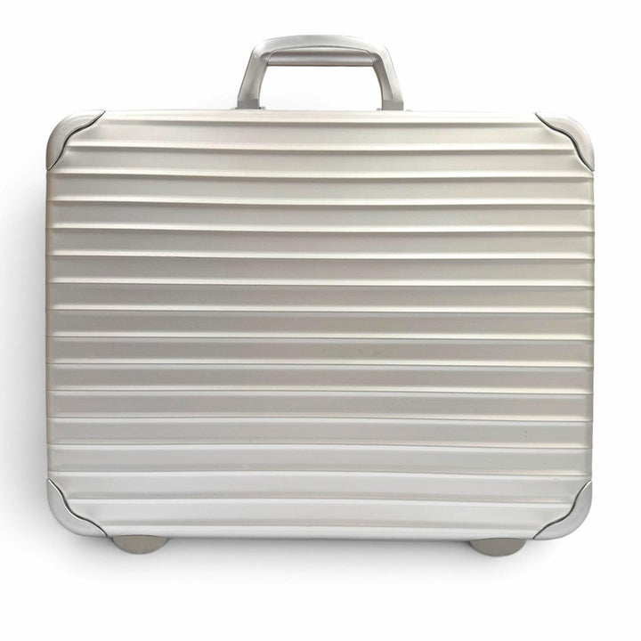 美品▼RIMOWA リモワ 908.07.20 TOPAS トパーズ アルミニウム アタッシュケース ブリーフケース ビジネスバッグ シルバー ドイツ メンズ