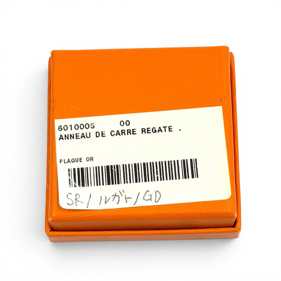 未使用品★HERMES エルメス REGATE レガート シェーヌダンクル スカーフリング ゴールド レディース 箱・保存袋付き