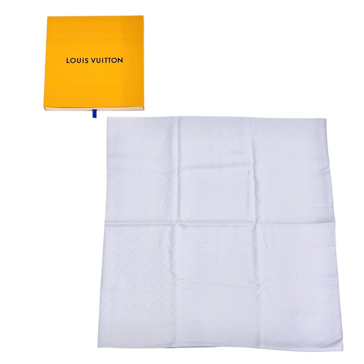 極美品△LOUIS VUITTON ルイヴィトン 2024年製 M94934 Evermore Shawl シルク ウール モノグラム ストール ライトパープル系 伊製 正規品