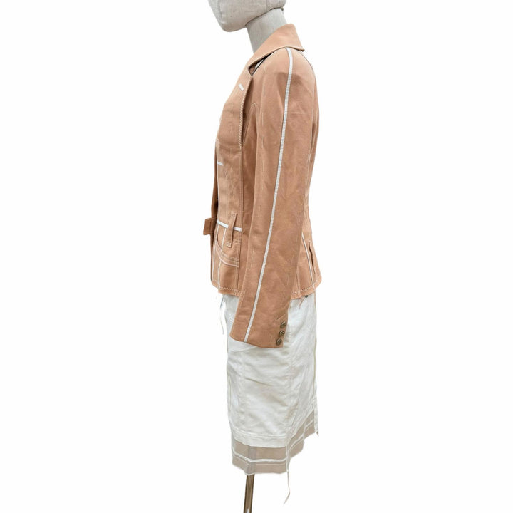 美品◇Christian Dior クリスチャンディオール 06SS 6E12022280 6E12033040 ジョン ガリアーノ期 スネークレザー使 セットアップ 正規品