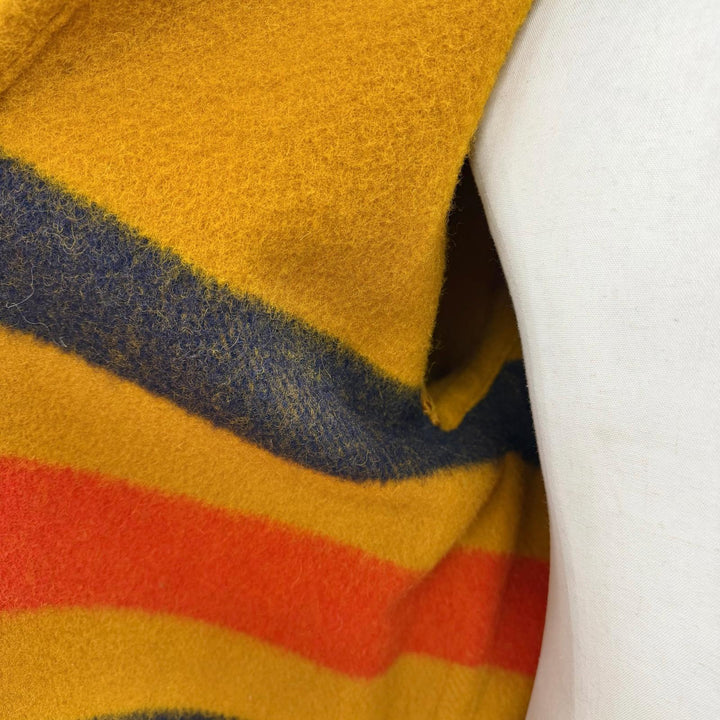 未使用品◇HERMES エルメス ヴィンテージ ウール100％ ロカバール デッドストック 希少 コート マスタード 50 フランス製 正規品 メンズ