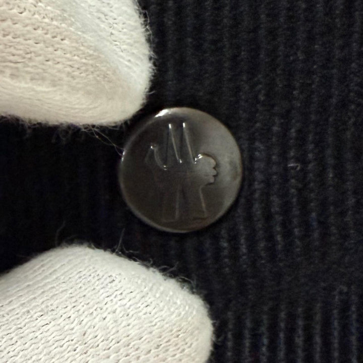 良品□MONCLER GENIUS 7 FRAGMENT モンクレール ジーニアス 7 フラグメント ヒロシフジワラ SVEN 袖レザー ダウンジャケット 2 伊製