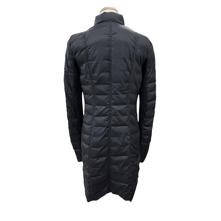 美品△Rick Owens リックオウエンス RP16F2913-TE スタンドカラー ジップアップ ダウンコート ブラック 40 イタリア製 レディース