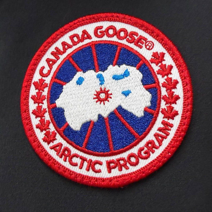 極美品□CANADA GOOSE カナダグース 3438JM JASPER カナダグースジャパン フーデッド ダウンジャケット ブラック S カナダ製 正規品