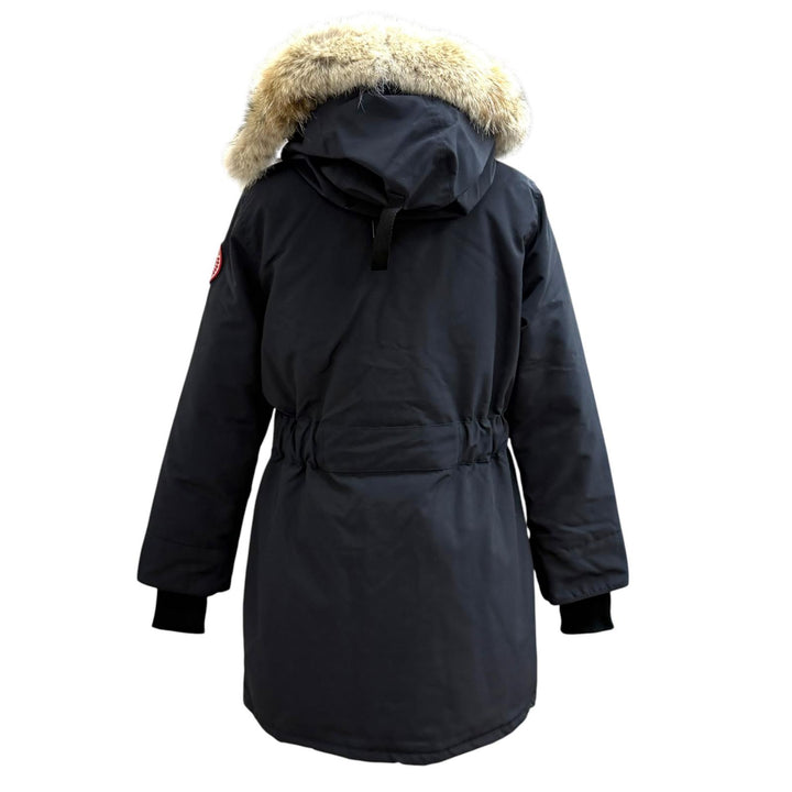未使用品★CANADA GOOSE カナダグース 6660LA Trillium Parka ファー・フード付 ダウンコート ネイビー L カナダ製 カナダグースジャパン
