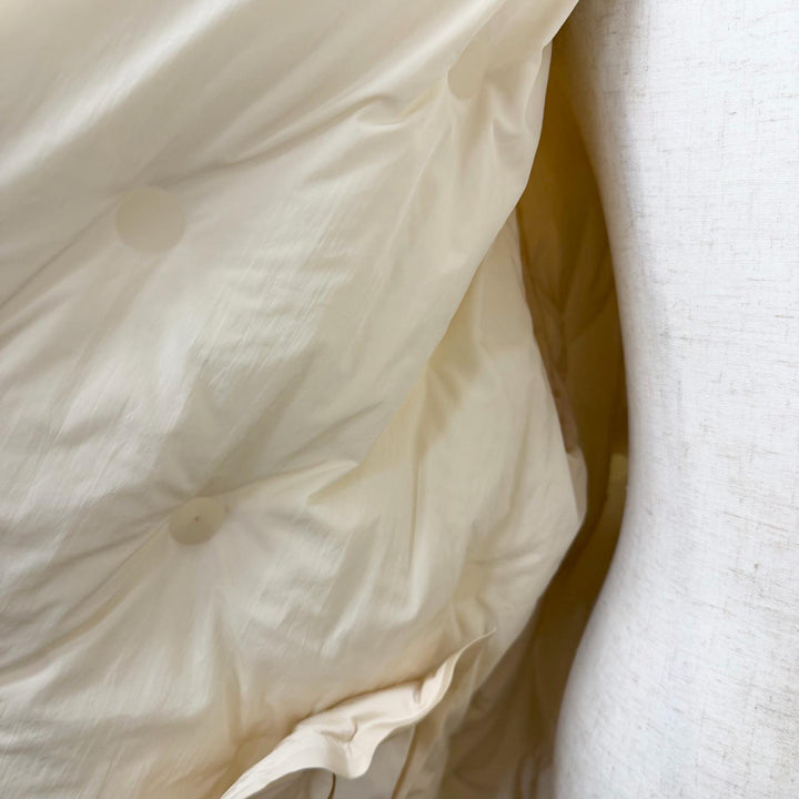 極美品□Maison Margiela 10 メゾンマルジェラ10 S67AH0002 GLAMSLAM ダブルブレスト 中綿 パテッドコート アイボリー 42 伊製 正規品