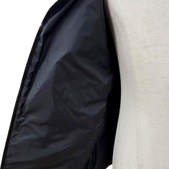 極美品▼MONCLER モンクレール 24-25AW MASAC ロゴワッペン フーデッド ZIP ダウンジャケット 4 正規品 メンズ ガーメント・ハンガー付き