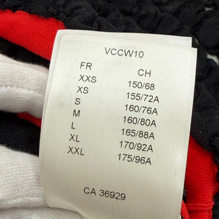未使用品★LOUIS VUITTON ルイヴィトン 23SS シャーリング加工 クロップド丈 半袖 トップス ブラック M イタリア製 正規品 レディース