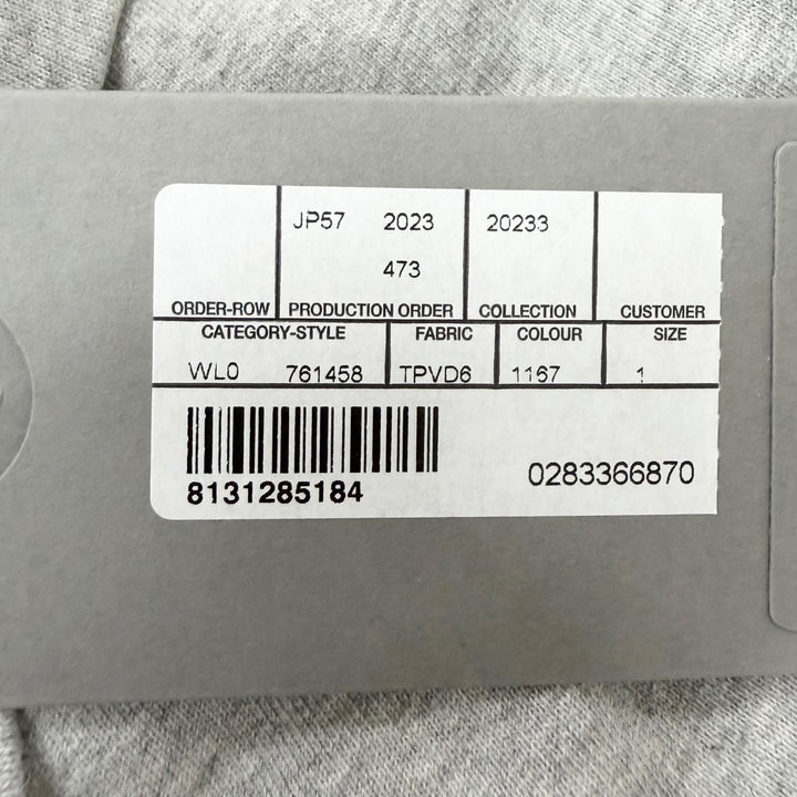 極美品□BALENCIAGA バレンシアガ 23AW 761458 ROUNT HOODIE ダメージ加工 スウェットパーカー フーディー グレー 1 正規品 メンズ