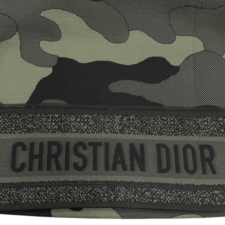 極美品☆Christian Dior クリスチャンディオール 041R82A2991 カモフラージュ ワンピース カーキ 38 伊製 正規品 ガーメント・ハンガー付