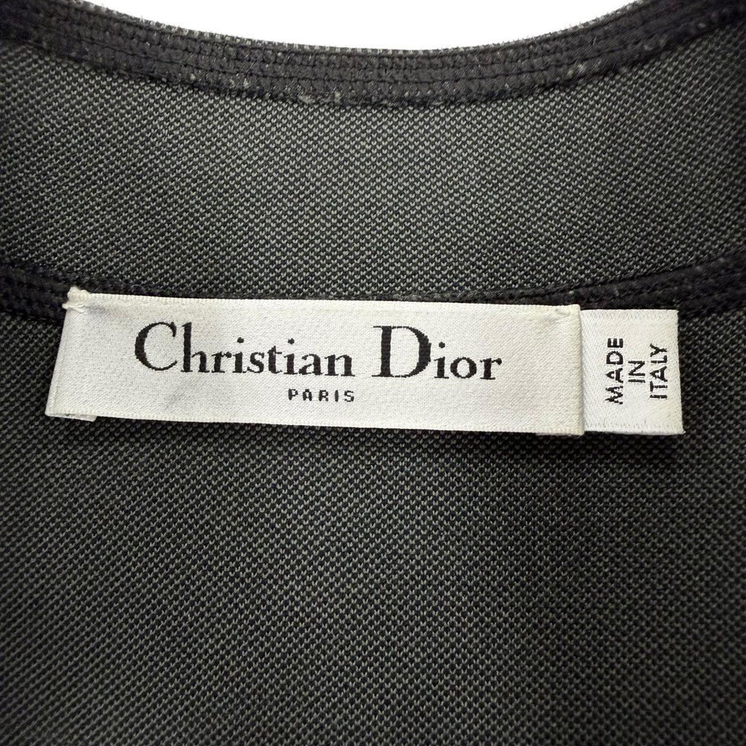 極美品☆Christian Dior クリスチャンディオール 041R82A2991 カモフラージュ ワンピース カーキ 38 伊製 正規品 ガーメント・ハンガー付