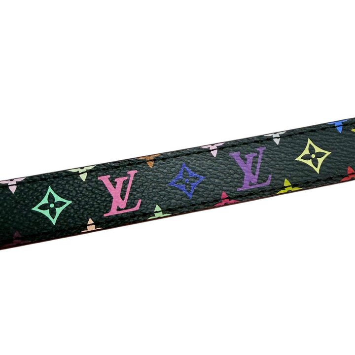 美品☆LOUIS VUITTON ルイヴィトン M9631W サンチュール モノグラムレザー モノグラムマルチ ベルト 85/34 スペイン製 レディース