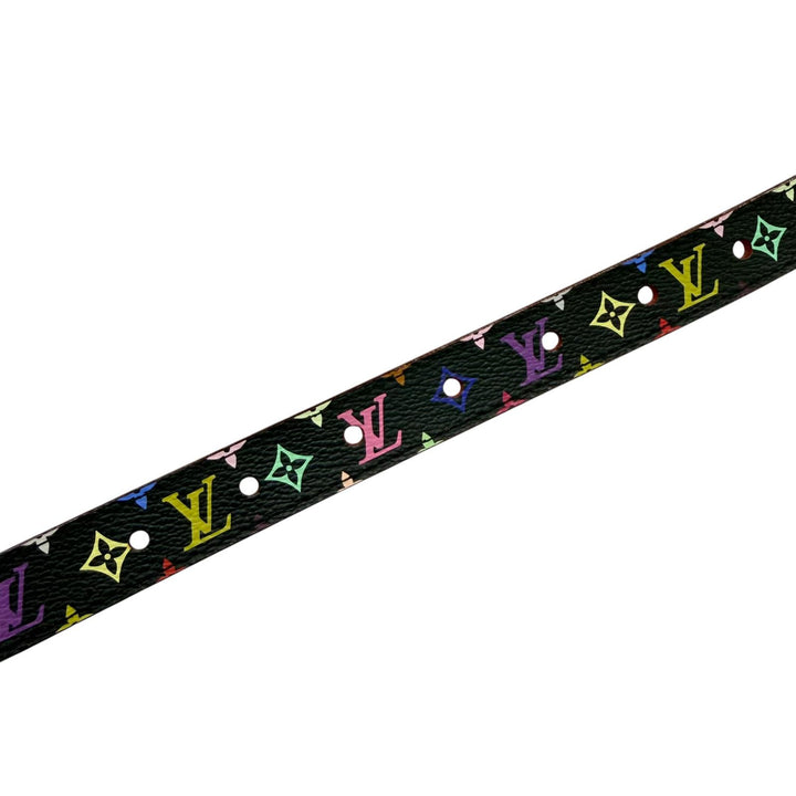 美品☆LOUIS VUITTON ルイヴィトン M9631W サンチュール モノグラムレザー モノグラムマルチ ベルト 85/34 スペイン製 レディース