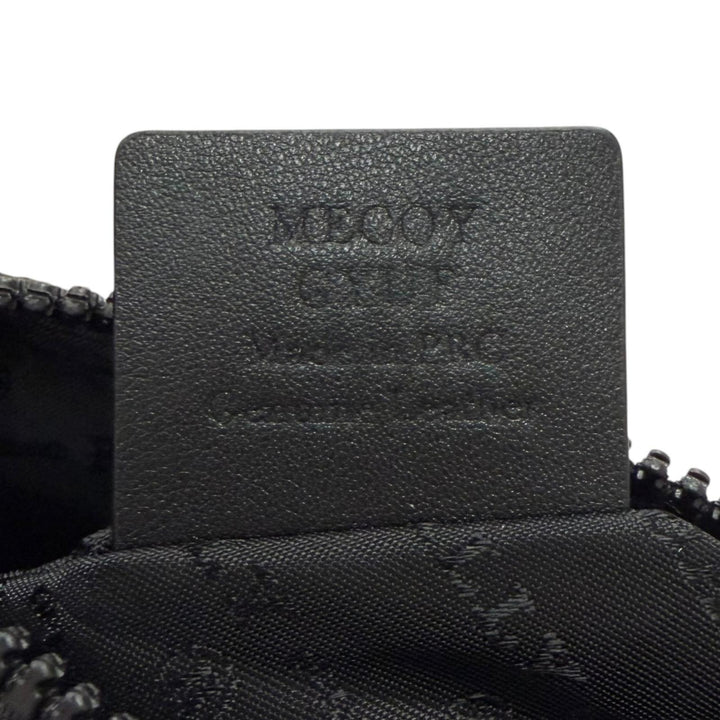 極美品□BALLY バリー MECOY メコイ バリーストライプ ボヴィンレザー ロゴ入り クロスボディバッグ ショルダーバッグ ブラック メンズ