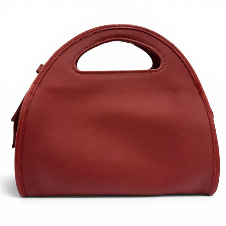 美品☆COACH コーチ ヴィンテージ 9942 オールドコーチ グローブレザー 2WAY ハンドバッグ ショルダーバッグ レッド レディース