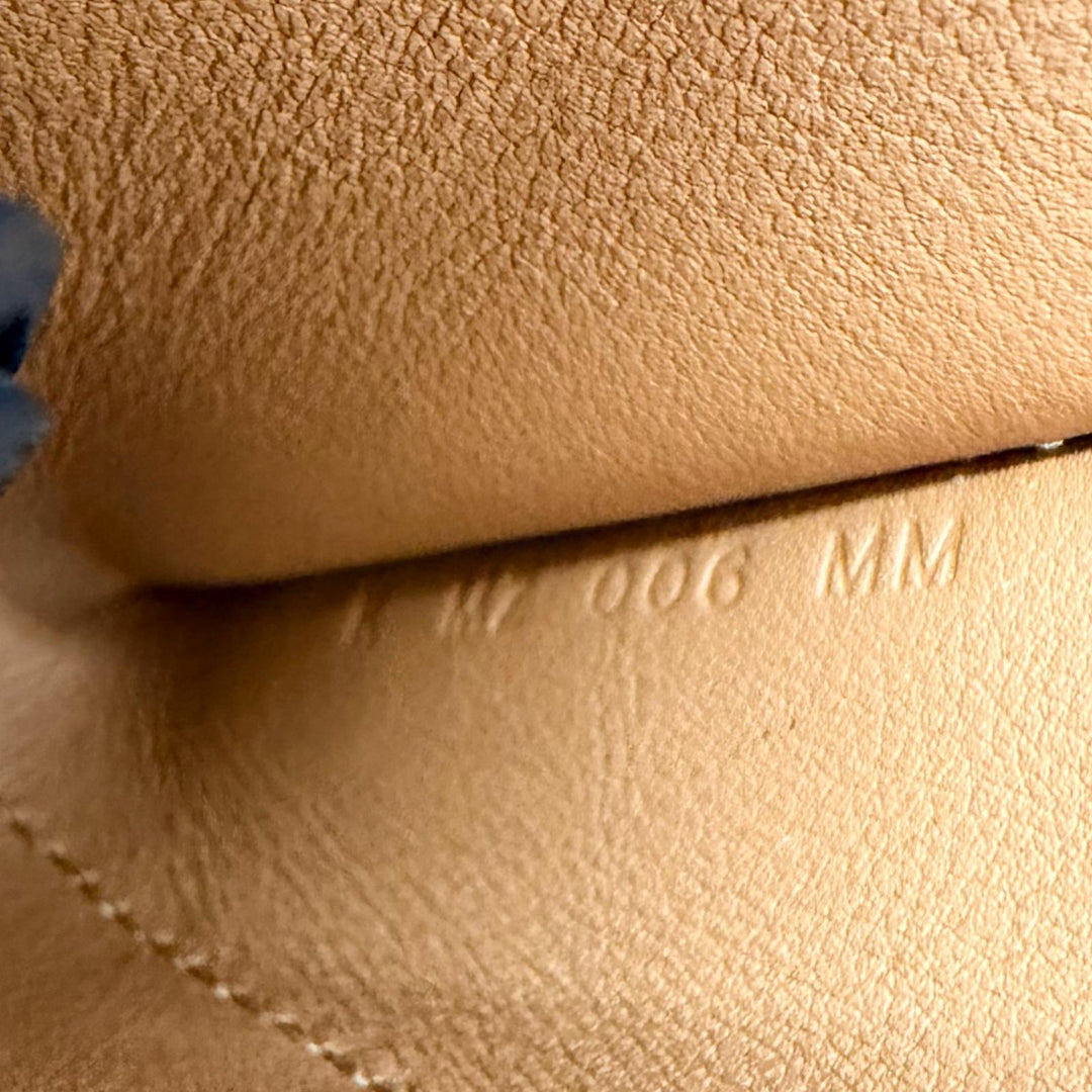 極美品△HERMES エルメス クロシェット バックル ロングネックレス レザー フォーヴ ブラック シルバー金具 K刻印 現行品 定価204600円