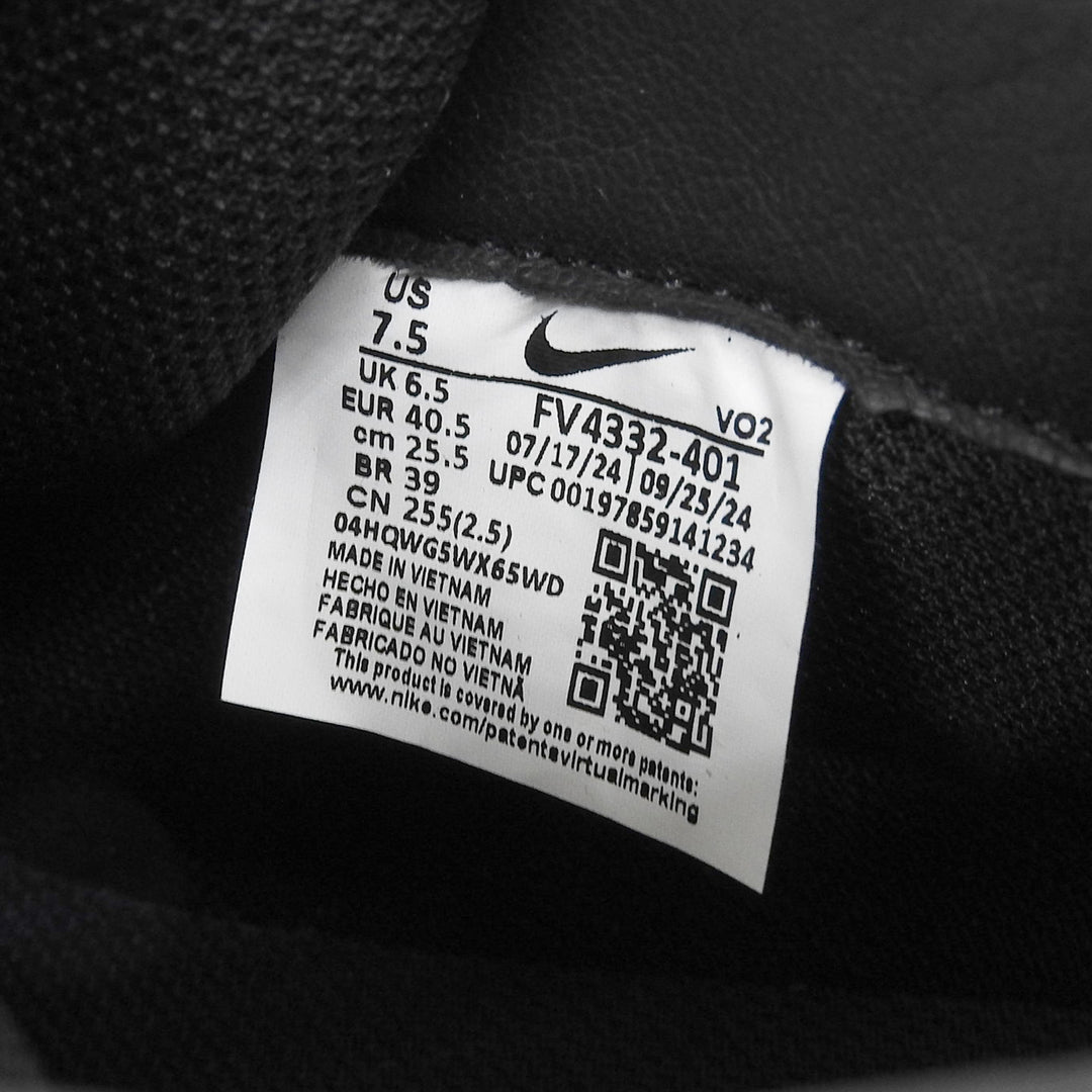 未使用品▲NIKE ナイキ 2024年製 FV4332-401 CYGNAL シグナル スニーカー ネイビー グリーン 25.5cm ベトナム製 メンズ 箱付き