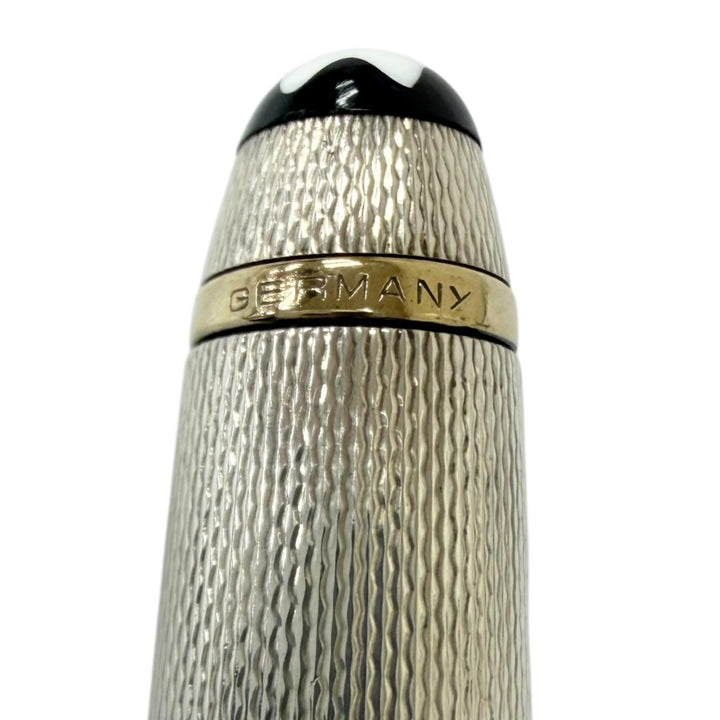 極美品□MONTBLANC モンブラン マイスターシュテュック ソリテール SV925 ボールペン シルバー ゴールド ドイツ製 重量40g 筆記確認済み