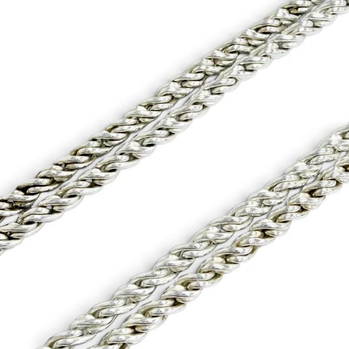 美品△TIFFANY&amp;Co. ティファニー ダブルロープ ハート 925 チョーカー ネックレス アクセサリー シルバー 重量31.6g レディース オススメ