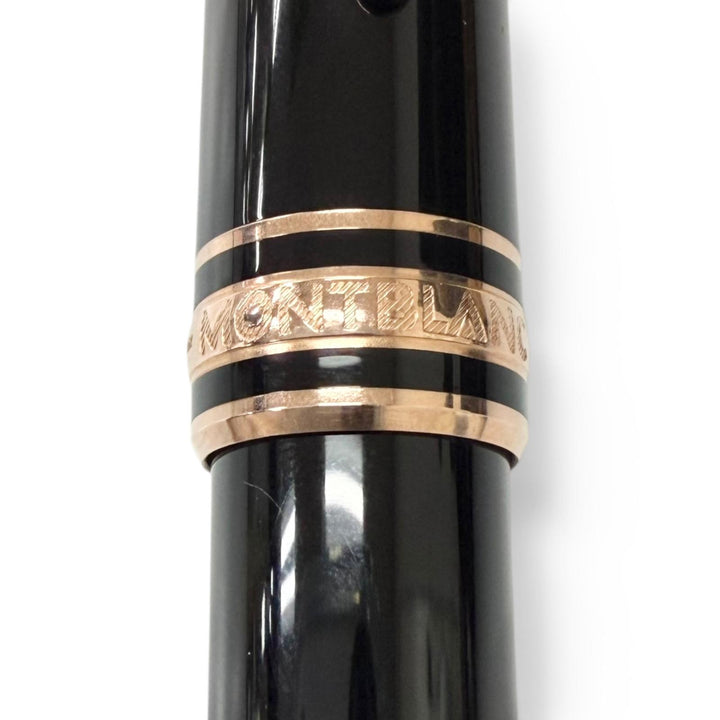 極美品□MONTBLANC モンブラン 75周年記念 1Pダイヤモンド 1924本限定 ローラーボール ボールペン ブラック ローズゴールド ドイツ製