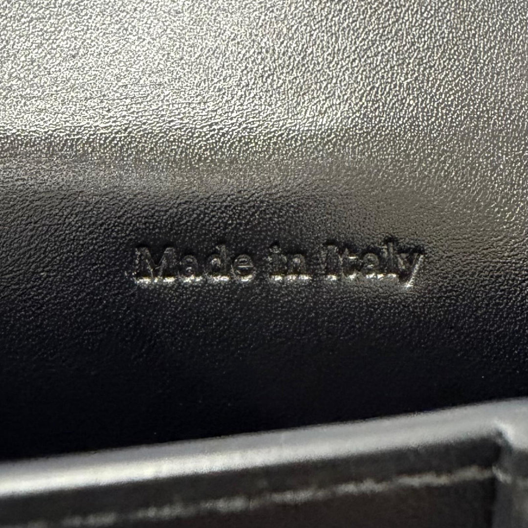 未使用品□John Lobb ジョンロブ Rasp Large Gusset Wallet レザー 二つ折り 札入れ 長財布 ブラック イタリア製 メンズ 定価161700円