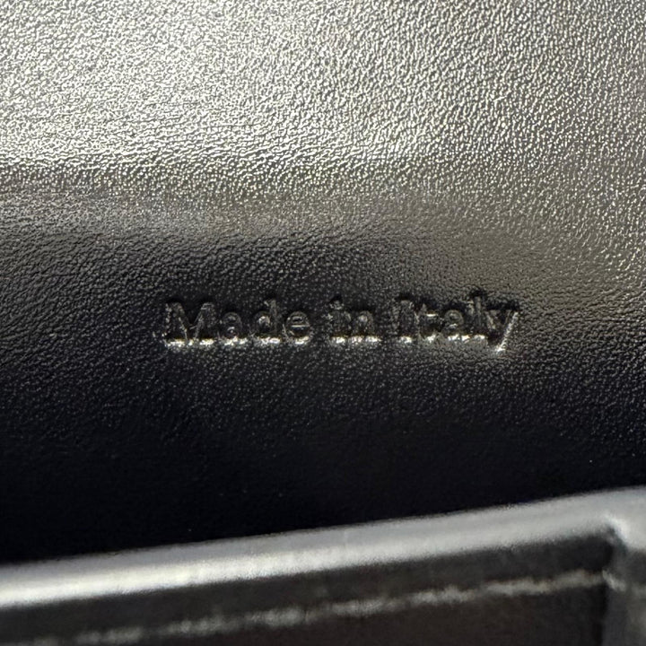未使用品□John Lobb ジョンロブ Rasp Large Gusset Wallet レザー 二つ折り 札入れ 長財布 ブラック イタリア製 メンズ 定価161700円