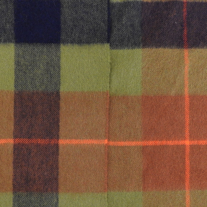 未使用品▲Johnstons of Elgin ジョンストンズ オブ エルガン カシミヤ100% チェック柄 フリンジ付き 大判 ショール マフラー 正規品