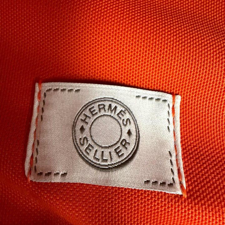 未使用品☆HERMES エルメス 2WAY ドッグキャリー ペットキャリー ショルダーバッグ トワルミタリー ネイビー W刻印 フランス製 保存袋付